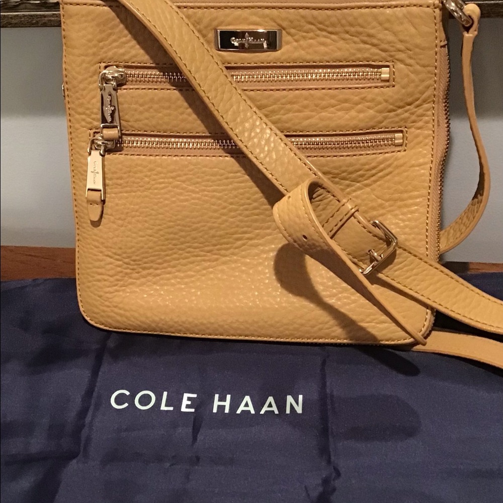 Cole Haan Nubuck Leather Crossbody Bag